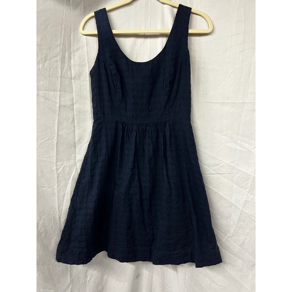 Sleeveless Dress Fit and Flare Casual Dress Navy Size 2 woman's Vineyard Vines - Picture 1 of 5